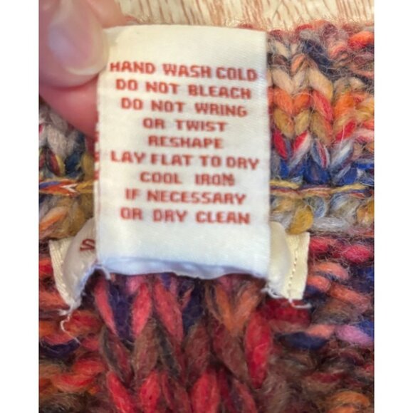 Sundance Pinebrook Long Wool Blend Chunky Knit Cardigan Size Small - Picture 5 of 7